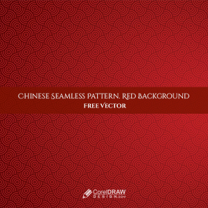 Chinese Seamless Pattern. Red Background Free Vector