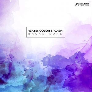 Beautiful Watercolor Splash Vector Background