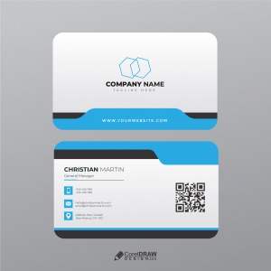 Abstract Professional Trendy Corporate Business Card Vector Template