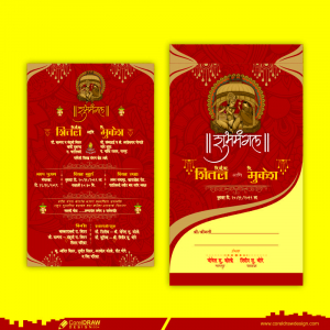 Hindu Cards Wedding Design & Envelope Free