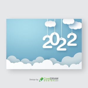 Paper Art Of 2022 New Year Stock Illustration, Free Image and Vector CDR