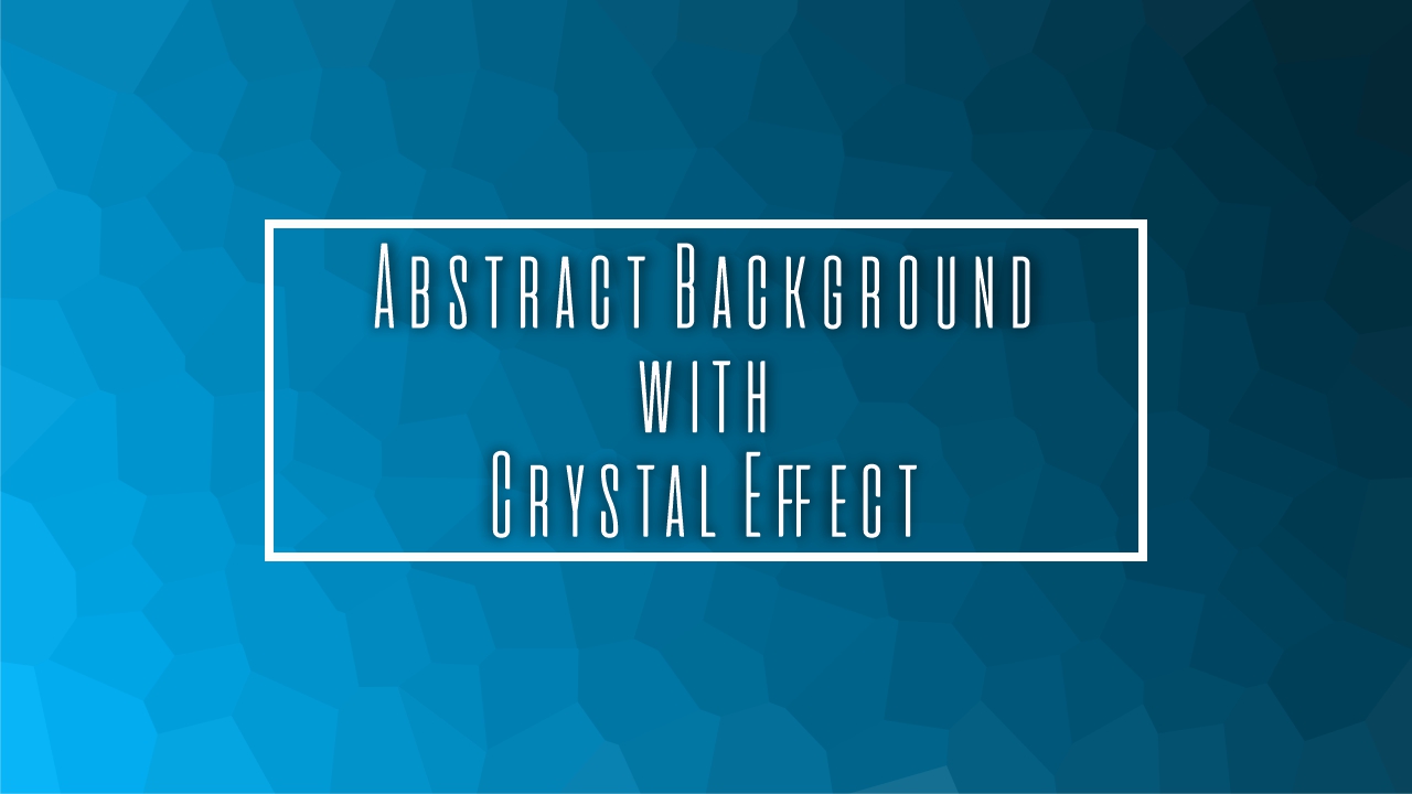 How to create Low Poly Background in CorelDraw | Crystal Effect | CorelDrawDesign