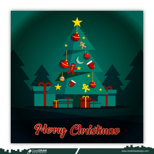 Christmas Background Realistic Free Vector