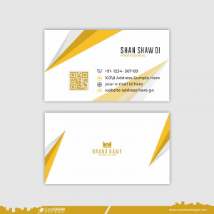 business card design template premium vector