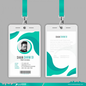 Luxury Id Cards Template Free Vector