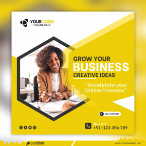 Build Your Business Banner Template Free Vector