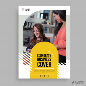 Abstract Corporate Business Magazine Cover Flyer  Template