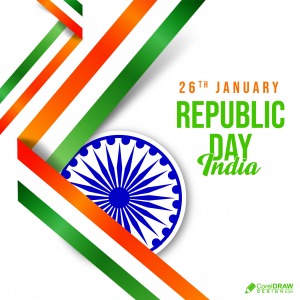 Abstract Tricolor Flag Republic Day Vector Social Media Story
