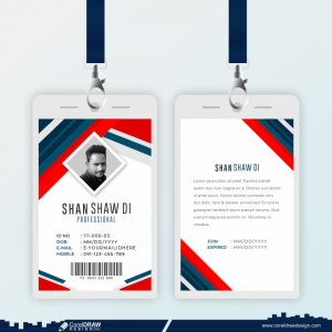 Professional Id Card Design Template Download Free CDR