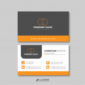 Corporate Abstract Elegant Business Card