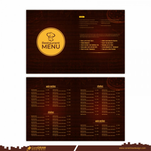 Food Menu And Restaurant Flyer Template Premium Vector
