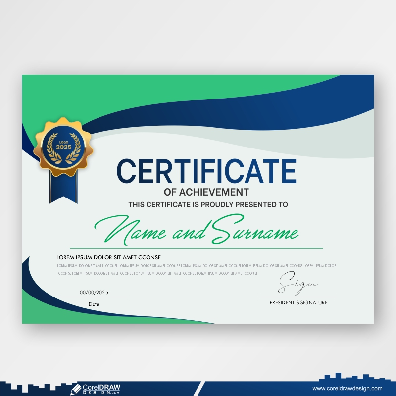 Premium Certificate Appreciation Template Free Vector