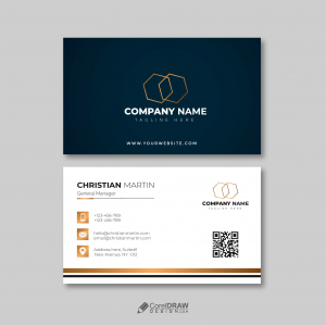 Corporate Abstract Elegant Business Card