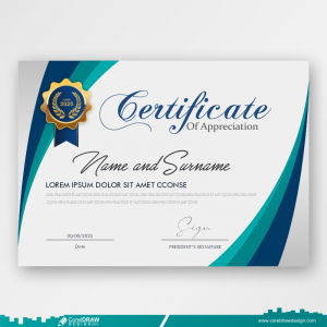 Certificate Of Achievement Template Free Vector Design
