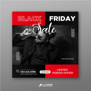 Black Friday Sale Banner Social Media Story Template
