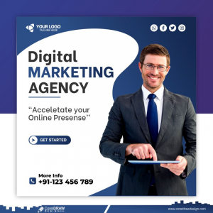 Digital Marketing Promotion Social Media Post Banner Templates 