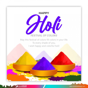 Happy Holi Abstract Free Colorful Vector Background