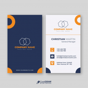 Corporate Abstract Colorful Business Card Vector