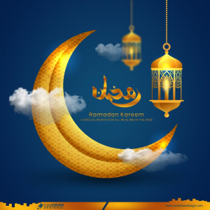 Ramadan Kareem 3d Realistic Symbols Islamic Holidays Free CDR