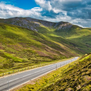 Beautiful Carnigorms Scotland Travel traveller 4K Stock Image