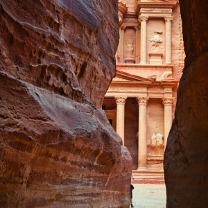 Petra Jordan ''the rose city'' 4K Stock Image