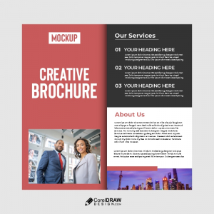 Corporate Creative Brochure FREE CDR Vector Template