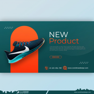 New Shoes Sale Social Media Post Template Premium CDR