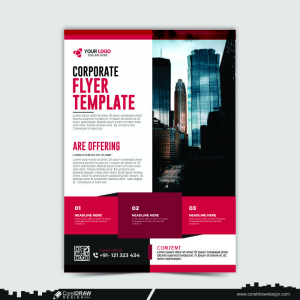  Business Concept Flyer Template Free Vector CDR Design
