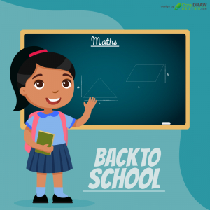 Back To School Template Illustration Free Vector