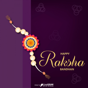 Happy Raksha Bandhan Vector Template illustration