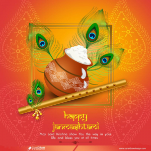Happy Janmashtami Festival Banner Design Premium Image Download Free CDR