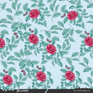 Hand Drawn Floral Background Free Download