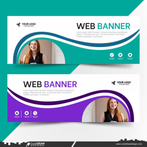 Web Banner Template Premium Free CDR Design