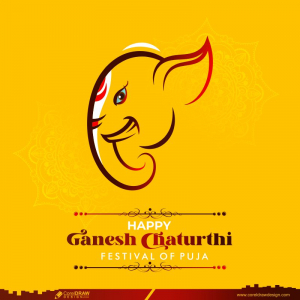 Ganesh Chaturthi Traditional Festival Poster Free Download