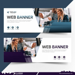 Corporate Web Banner Template Premium Free CDR Design