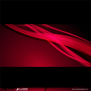 Modern Red Abstract Stylish Wave Background Free CDR
