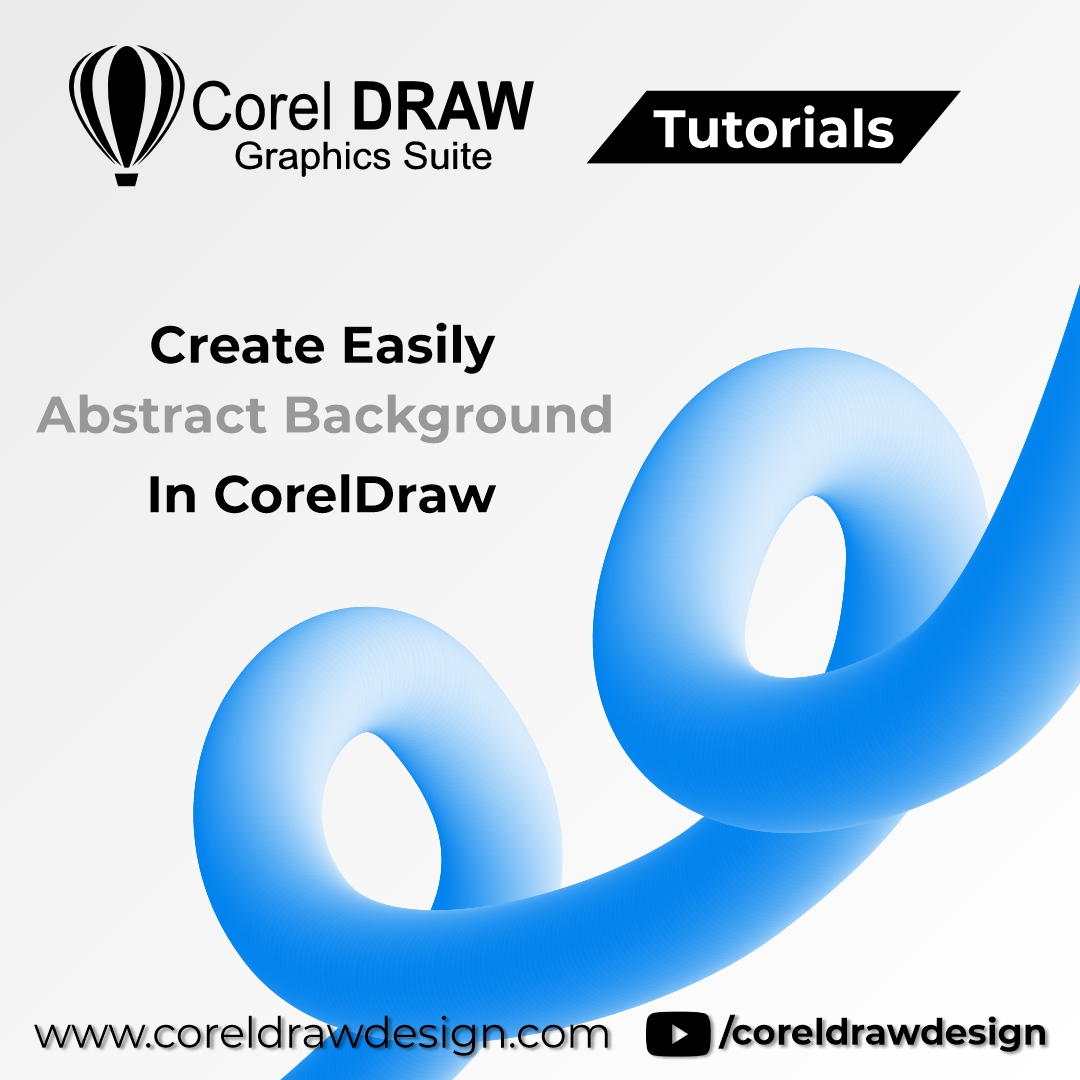 Easiest way to Create an Abstract Background | CorelDraw | CorelDraw Design Tutorial | Beginners Tip
