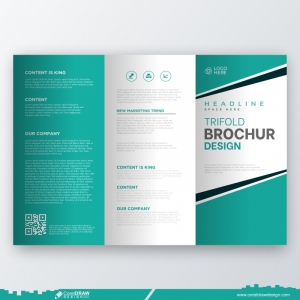 Trifold Brochure Premium Template Design CDR
