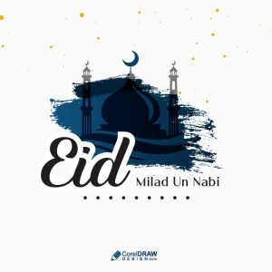 Beautiful Islamic Festival Eid Milad Un Nabi Vector Poster
