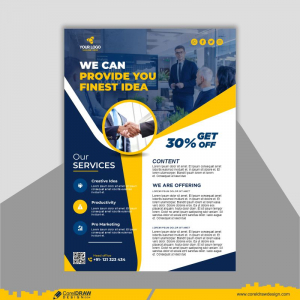 Corporate Business Multipurpose Flyer Design Free Download 