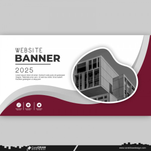 Corporate Website Banner Design CDR