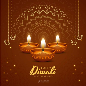 Ethnic Artistic background for happy diwali festival