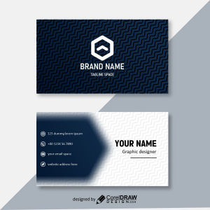 business card vector design free