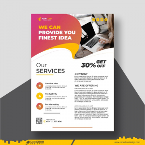 Corporate Business Multipurpose Flyer Design And Brochure Cover Page Template CDR