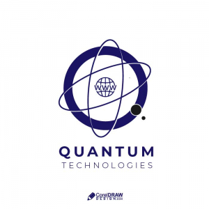 Premium Quantum Technologies Logo vector