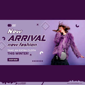 new winter sale banner design CDR free Vector
