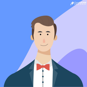  Young office man character vector design