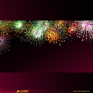 New Years Eve fireworks background banner 2023 year firework background