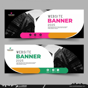Website Web Banner Design CDR Free dwl