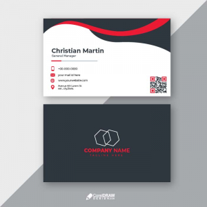 Minimal Trendy business card vector template